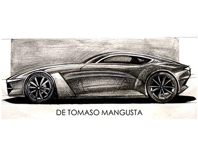 De Tomaso Mangusta Concept and Story - Full Project