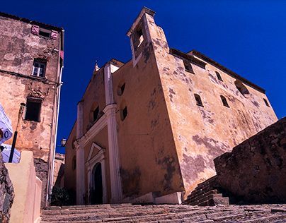 Cathedral St. Jean Baptiste, Calvi, Corsica.