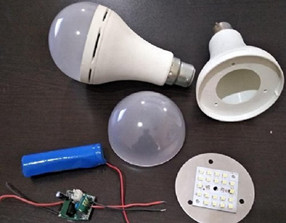 Ac Dc Led Bulb With Raw Material in Delhi