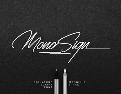 Free Monosign Signature Font