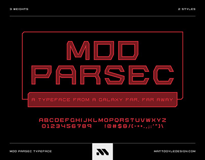 MDD Parsec - A Star Wars Font