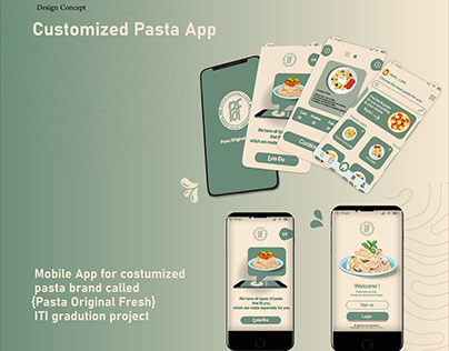 Customized Pasta Mob app / ITI graduation project