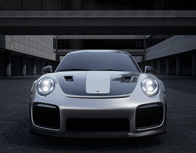 Unreal4 First personal Project Porsche GT2RS