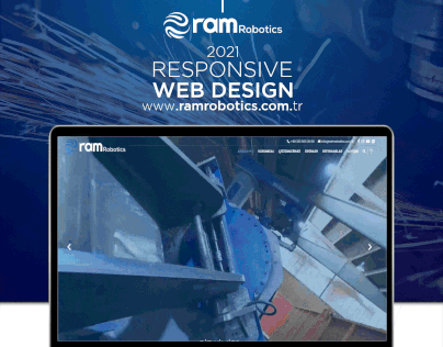 Ram Robotics Responsive Web Sitesi