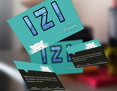 IZI - Presentes Personalizados - Cartão + Panfleto