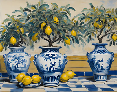 Project thumbnail - Variations of Delft Lemon-Trees