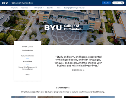 BYU Humanities Homepage