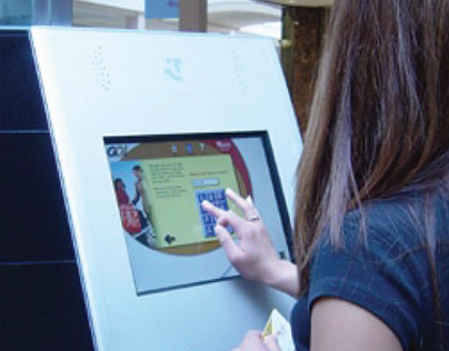 On-site Touch Screen Marketing and Promotion Interface