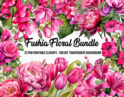 Fushia Floral Bundle