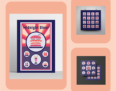 The Midnight Diner: A 60s Diner Icon Collection