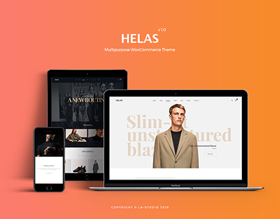 Helas - Clean, Minimal PSD Templates