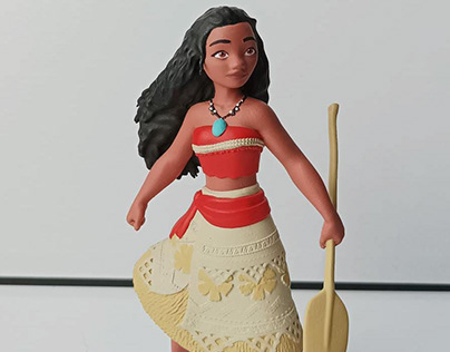 Disney princess Vaiana Musical Doll Orange