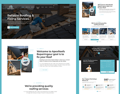 Roofing Contractor Landing Page