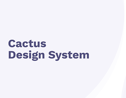 Cactus Design System