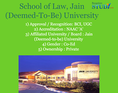 School of Law, Jain (Deemed-To-Be) University