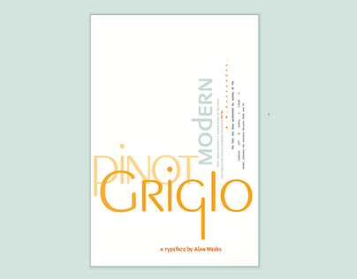 Type Exploration : Pinot Grigio Modern