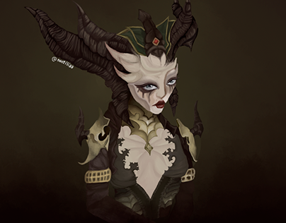 Lilith illustration (Diablo IV)