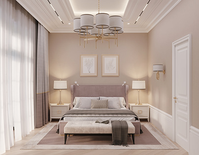 Guest Bedroom and Wardrobe Classic Design