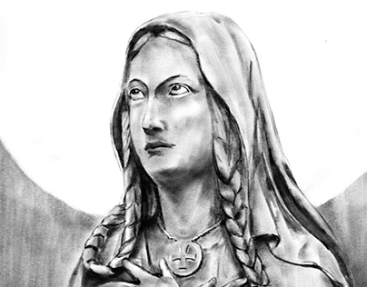 A Sketch of Saint Genevieve