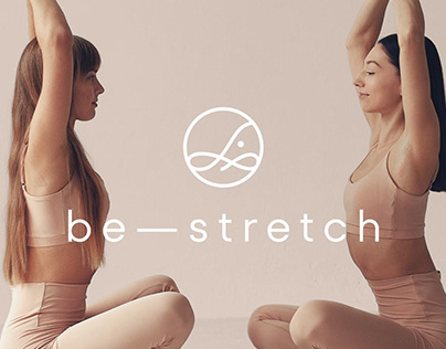 Be – stretch. Rebranding of fitness studio