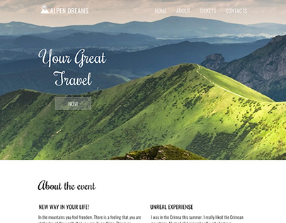 Web-сайт для Travel Company