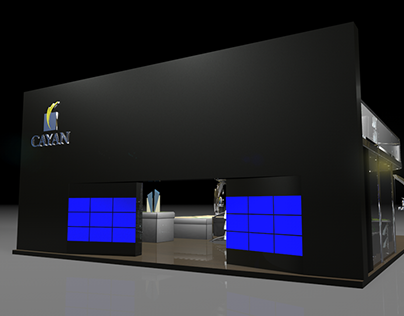 Cayan 3d Exhibition Stand Design & Execution