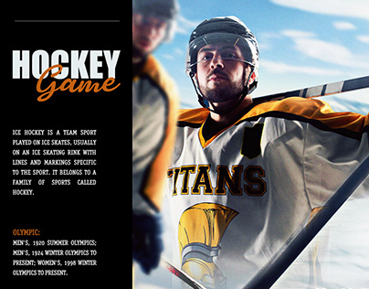Hockey Game Poster