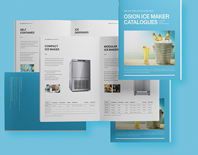 品一设计/制冰机画册设计宣传册设计-OSION ICE MAKER CATALOGUES