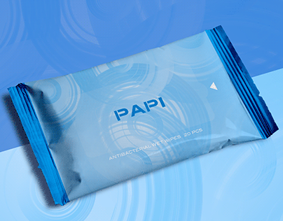 Papi - Wet wipes packaging design