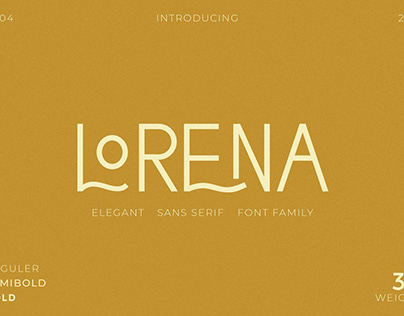 Lorena Sans - Simple Elegant Typeface