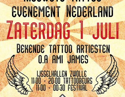 Logo and posters tattoo event