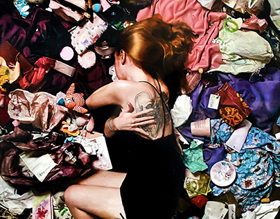„Beyond closeness” - painting by Julia Kempa