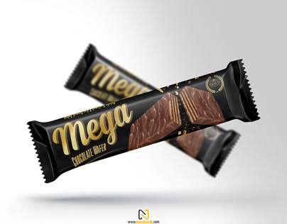 Gold Mega Chocolate Wafers