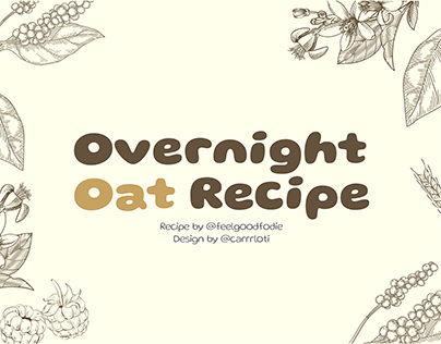 Overnight Oat Recipe