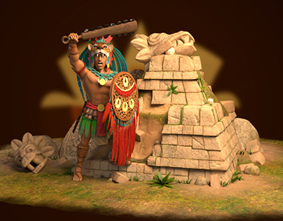 Aztec Warrior: Ocelopilli