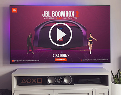 JBL Speaker Animation Ad