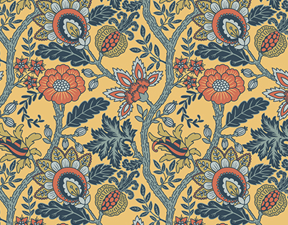 Traditional 'Indian Floral' pattern