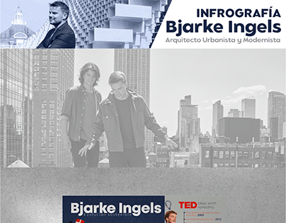 Bjarke Ingels: Arquitect // Infographic poster