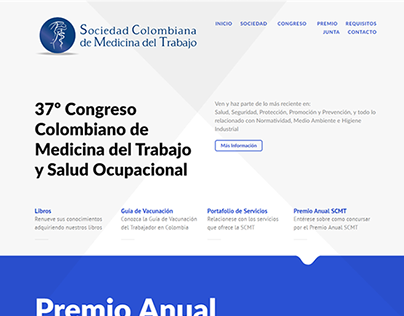Sociedad Colombiana de Medicina del Trabajo Website