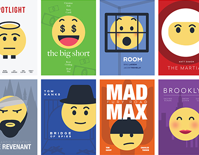 Oscars emoji Posters