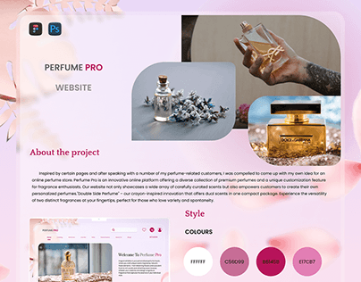 PERFUME PRO - WEBSITE DESIGN