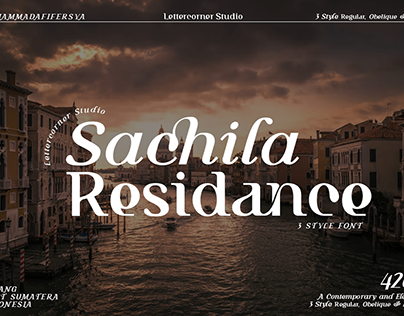 Sachila Residance - Free Serif Font