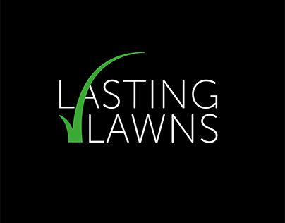 Lasting lawns branding and flyer
