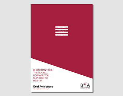 BDA - British Deaf Assiation Poster Set