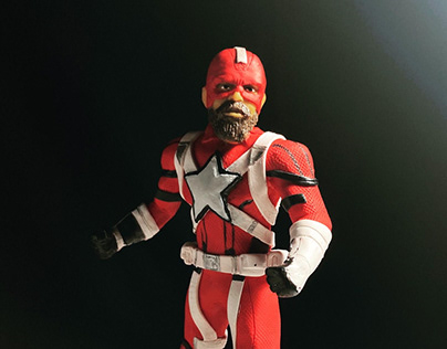 Red guardian | Polymer clay figurine