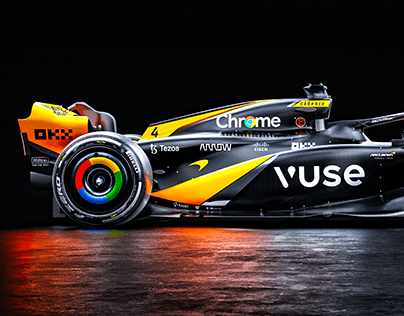 2024 McLaren F1 Team Chrome Edition Livery Concept