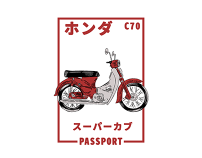 C70 Passport Honda Super cub