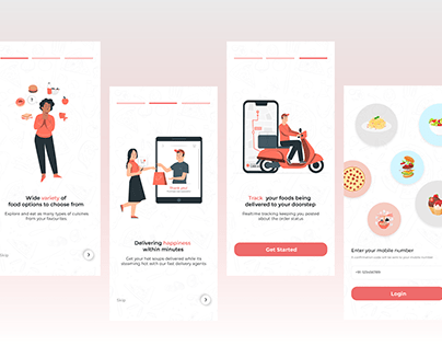 Food Delivery App Onboarding