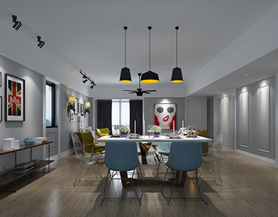 Nordic Style-Kitchen And Dining Area-002