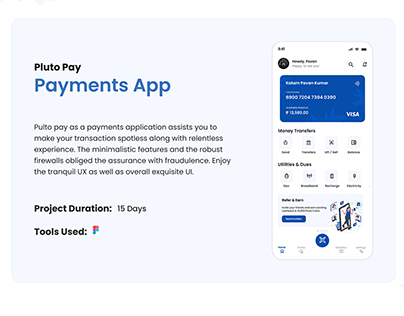 Pluto Payments Application